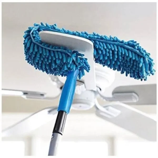 Flexible Micro Fiber Duster With Telescopic Stainless Steel Handle with ZaabitMall.com