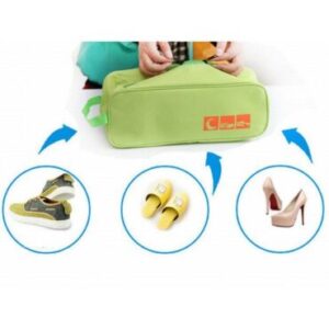 Pack of 4 Portable Travel Storage Bag Shoes Organizer (random Color)