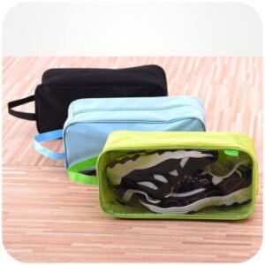 Pack of 4 Portable Travel Storage Bag Shoes Organizer (random Color)