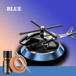 Blue Solar Car Dashboard Helicopter Air Freshener