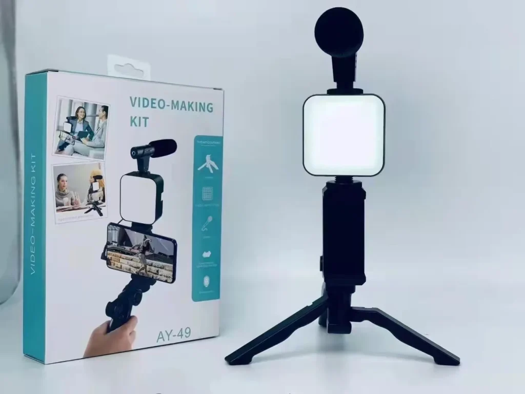 AY-49 Video-Making Kit Vlogging Tripod