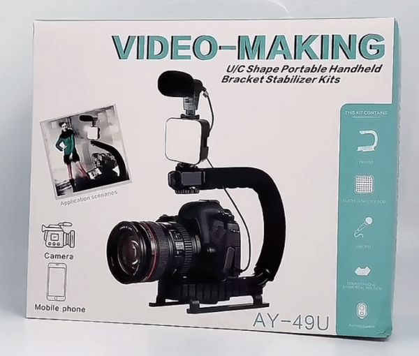 AY-49U Video-Making Kit Vlogging Tripod