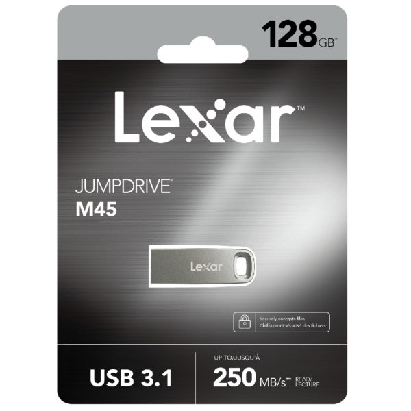 Lexar Jumpdrive M45 USB 3.1 Metal Flash Drive,250MB/s