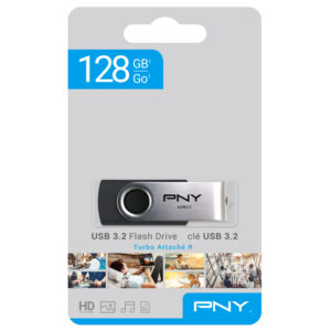 PNY Turbo Attaché R USB 3.2 Flash Drives 128GB