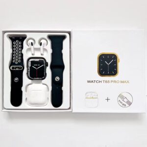 T55 Pro Max Smart Watch - Free Earbuds