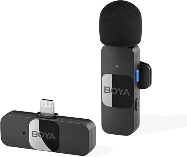 Boya BY-V1 Wireless Mic for iPhone