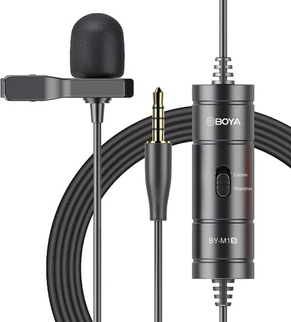 BOYA BY-M1S Lavalier Microphone